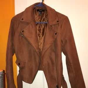 Suede Biker Jacket